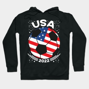 USA Flag Soccer Fans Shirt, USA American Flag Sports Soccer Ball Hoodie